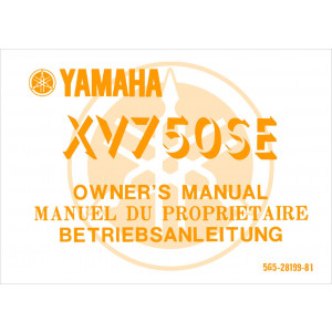 Yamaha XV750SE Betriebsanleitung