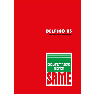 Same Delfino 35 Bedienung und Wartung