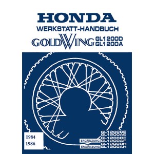 Honda Goldwing GL1200D GL1200A Werkstatthandbuch
