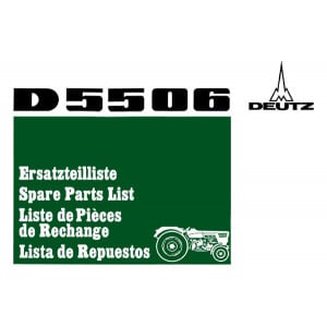 Deutz D5506 Ersatzteilliste