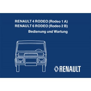 Renault 4 / 6 Rodeo Bedienungsanleitung