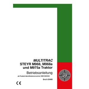 Steyr Multi-Trac M968 M968a M975a Betriebsanleitung