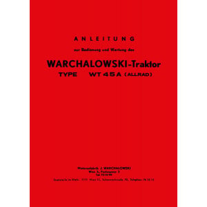 Warchalowski WT45A Betriebsanleitung und Ersatzteilliste