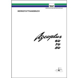 Deutz Fahr Agroplus 60, 70, 80 Werkstatthandbuch