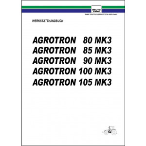 Deutz Fahr Agrotron 80 85 90 100 105 MK3 Reparaturanleitung