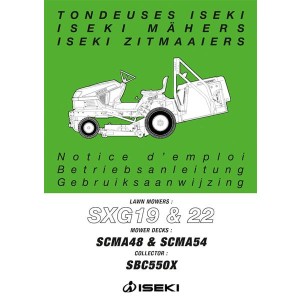 Iseki Traktoren SGX19 SGX22 Betriebsanleitung