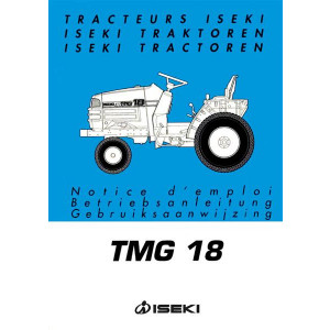 Iseki Traktor TMG18 Betriebsanleitung