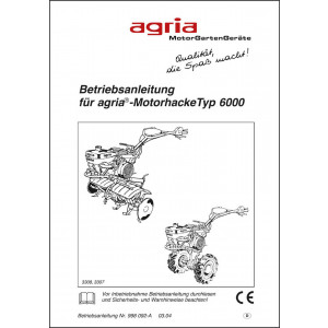 Agria 6000 Betriebsanleitung
