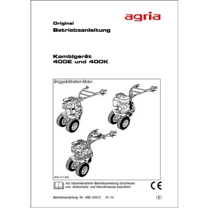 Agria 400E und 400K Betriebsanleitung