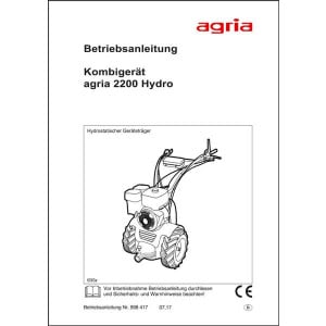 Agria 2200 Hydro Betriebsanleitung