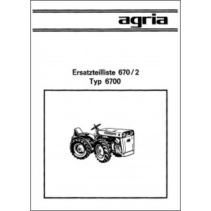Agria 6700 Ersatzteilliste