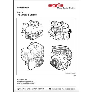 Agria Motor Briggs & Stratton Ersatzteilliste