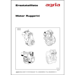 Agria Motor Ruggerini MD150 und MD190 Ersatzteilliste