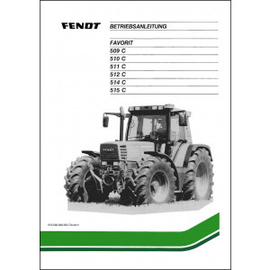 Fendt Favorit 509 510 511 512 514 515 C Betriebsanleitung