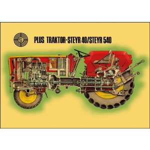 Steyr 40 und 540 Traktor Poster
