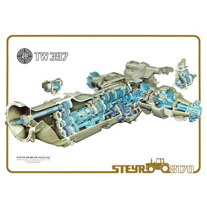 Steyr 8170 - TW397 Poster