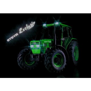 Steyr Exclusiv RS2 Green Traktor Poster