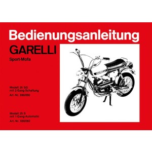 Garelli Sport-Mofa 25 S und 25 S/2 Betriebsanleitung