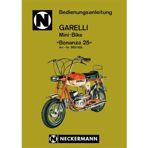 Garelli Bonanza 25 Mini-Bike Betriebsanleitung