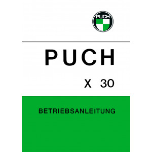 Puch X30 Sport NS/NL Bedienungsanleitung