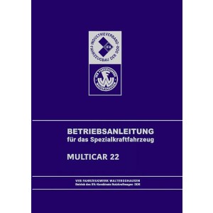 Multicar 22 Betriebsanleitung