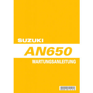 Suzuki AN650 Wartungsanleitung