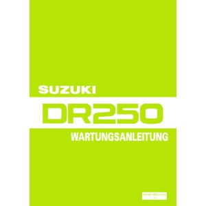 Suzuki DR250 Wartungsanleitung