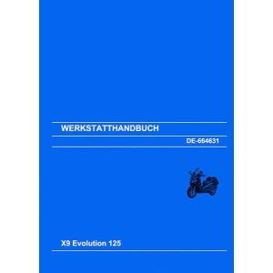 Piaggio Vespa X9 Evolution 125 Werkstatthandbuch