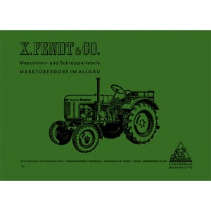 Fendt Dieselross F17L F17L1 F17W F17W1 Ersatzteilliste