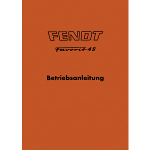 Fendt Favorit 4S Betriebsanleitung