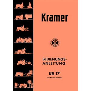 Kramer KB17 mit Kramer-Getriebe Betriebsanleitung