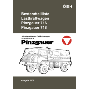Puch Pinzgauer 716 und 718 Ersatzteilkatalog