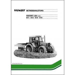 Fendt Favorit 611 612 614 615 LSA Turbo Betriebsanleitung