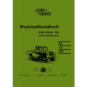 Land Rover Serie 2 und 2 A Reparaturanleitung