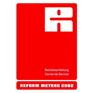 Reform Metrac 2002 Betriebsanleitung