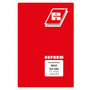Reform Motor MAG GH 280 Ersatzteilliste