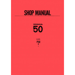 Honda P50 Shop Manual