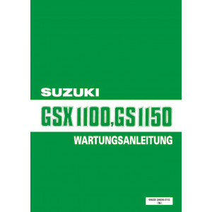 Suzuki GSX1100 und GS1150 Reparaturanleitung