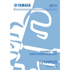 Yamaha YZ450F Reparaturanleitung