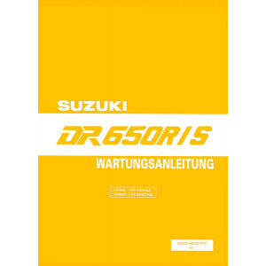 Suzuki DR650R und DR650S Reparaturanleitung