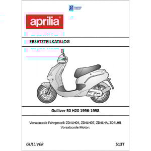 Aprilia Gulliver 50 H20 Ersatzteilkatalog