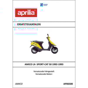 Aprilia Amico LX - Sport - CAT 50 Ersatzteilkatalog