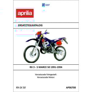 Aprilia RX 3-5 Marce 50 Ersatzteilkatalog