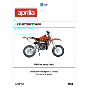 Aprilia Mini RX Entry Ersatzteilkatalog