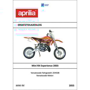 Aprilia Mini RX Experience Ersatzteilkatalog