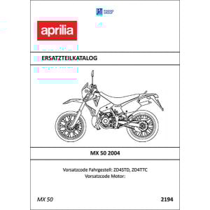 Aprilia MX50 Ersatzteilkatalog
