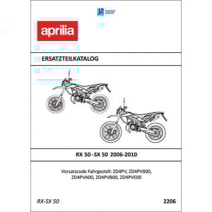 Aprilia RX50 & SX50 Ersatzteilkatalog