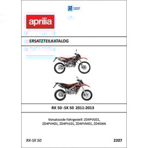 Aprilia RX50 & SX50 Ersatzteilkatalog