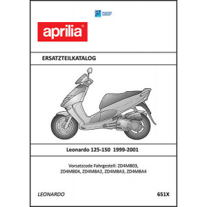 Aprilia Leonardo 125 und Leonardo 150 Ersatzteilkatalog