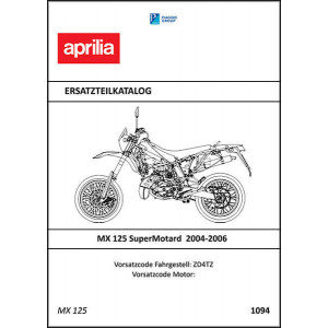 Aprilia MX125 SuperMotard Ersatzteilkatalog
